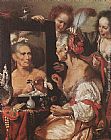 Bernardo Strozzi Old Woman at the Mirror painting